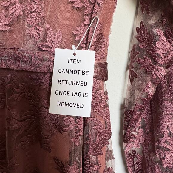 Joyfolie Bellana Dress Unconventional Lace NWT Sm Boho Western Romance SoftGirl - Picture 13 of 15